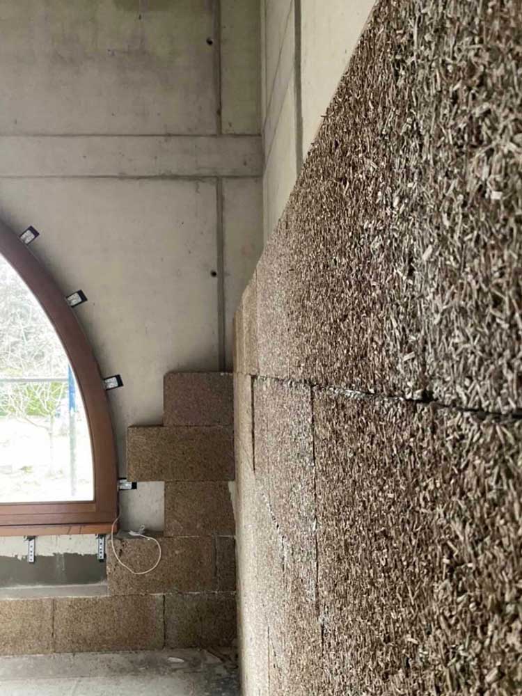 Hemplith hamppuharkon rakenne ja muuraus