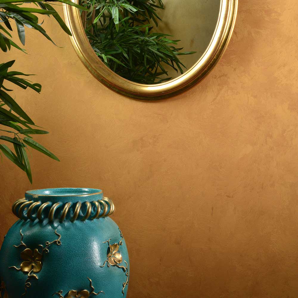 Liberty epoque, metallinhohtoinen silkkiefekti viimeistelyssä - Kivira