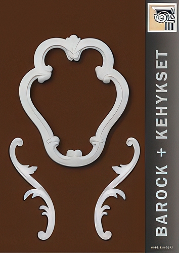 Barock-tyyliset kipsikehykset