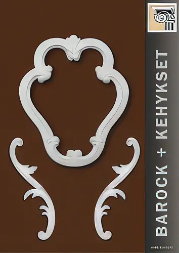 Barock-tyyliset kipsikehykset